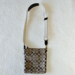 Coach Signature Pattern Crossbody Bag